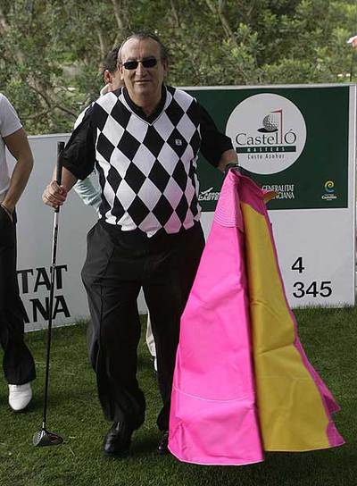 Carlos Fabra, presidente de la Diputación de Castellón, que participó en la jornada deportiva.