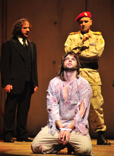 Un momento del musical  Jesucristo superstar. 