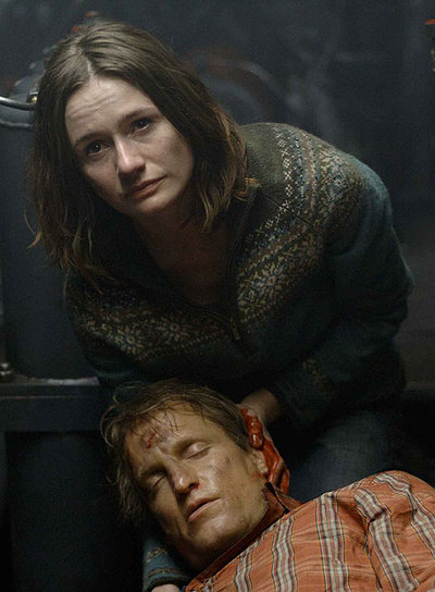 Mortimer y Harrelson, en el filme.