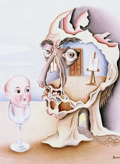  Pintor en su estudio , de Antonio Bernad.