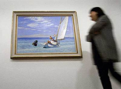 El cuadro  Ground swell  (1939), de Edward Hopper, una de las piezas estrella de la exposición  Modernidad americana .