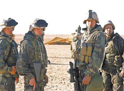 Una escena de la serie  Generation Kill .