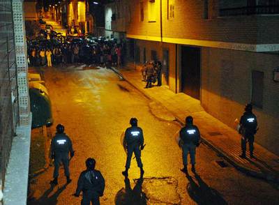 Tensión y gritos contra los gitanos en Castellar