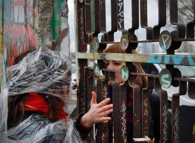 Un momento del rodaje de  Berlín,  que se presenta en el Festival de Cine Documental de Jaén.