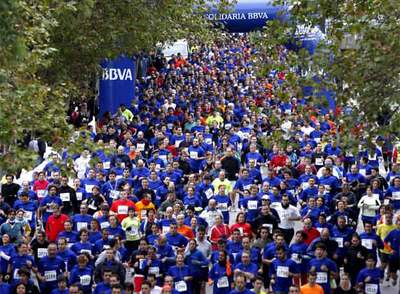 Carrera solidaria por la Castellana