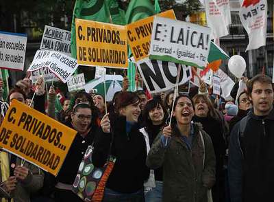 Inaugurado el curso de manifestaciones por la educación pública