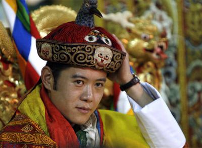 Jigme Khesar Namgyel Wangchuck tras ser coronado.