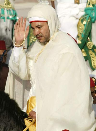 El rey Mohamed VI de Marruecos.