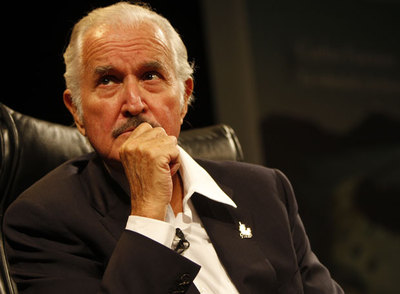 Carlos Fuentes, el pasado 27 de octubre en la presentación en Madrid de  La voluntad y la fortuna. 
