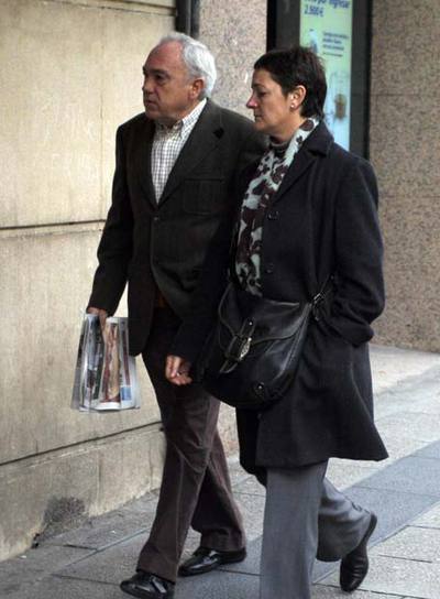 Lourdes Auzmendi, ex novia de Pertur, en la Audiencia.