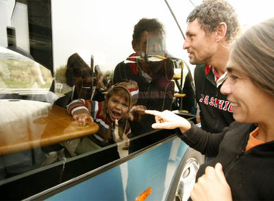 Primer día de 'cole' para los niños de El Gallinero
