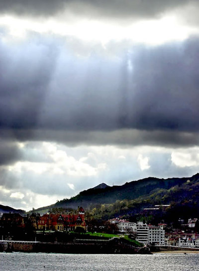 Imagen de la playa de Ondarreta, en San Sebastián