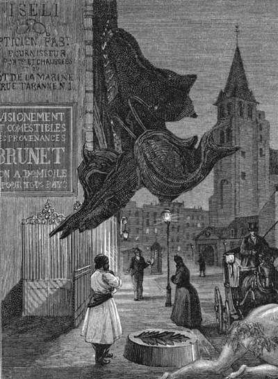 Imagen del tercer cuaderno  (El patio del dragón)  de la novela  Una semana de bondad o Los siete elementos capitales , de Max Ernst.