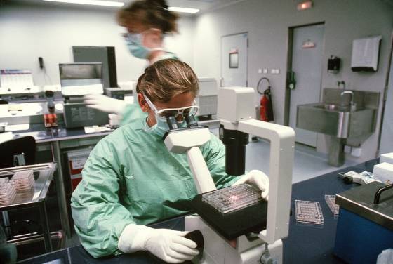 Un instituto de investigación sobre el VIH.