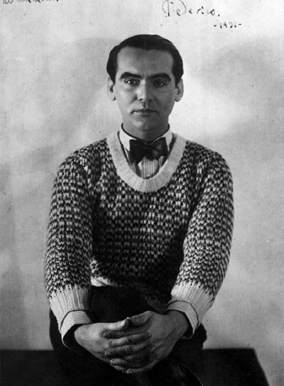 El poeta Federico García Lorca.