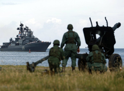 Buques de guerra rusos en el Caribe venezolano