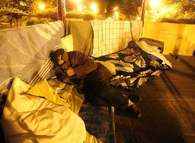 Román, en su templete