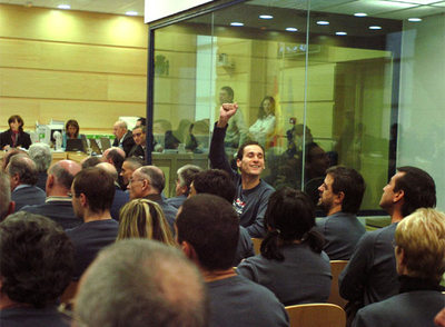 Macrojuicio por el  caso Ekin,  conocido como sumario 1898, celebrado en la Audiencia Nacional a finales de 2007.