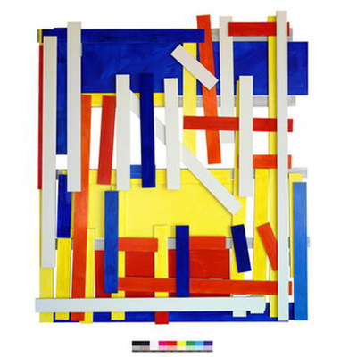  Rot Gelb Weib Blau, 7  (1997), de Imi Knoebel.