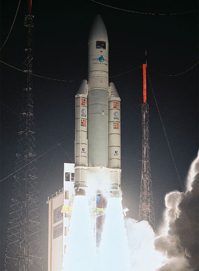 El cohete  Ariane 5 .