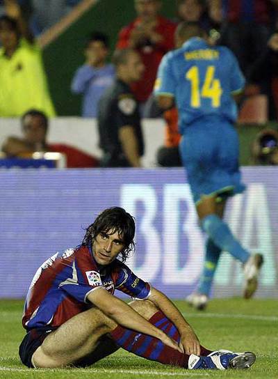 Descarga, jugador del Levante.