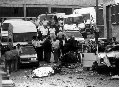Un constructor de Leizarán recibió un paquete bomba.