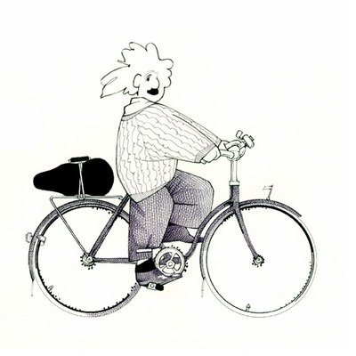 Albert Einstein visto por Loredano.