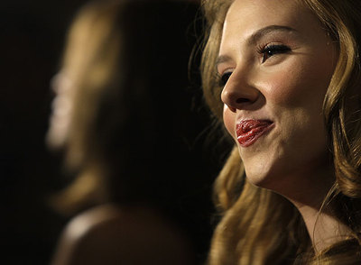 Scarlett Johansson, la semana pasada en Londres durante la presentación de  The spirit. 