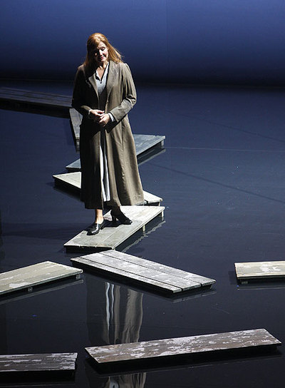 Karita Mattila en la presentación de  Katia Kabanová. 