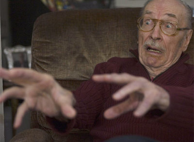 Forrest Ackerman, durante una entrevista en su casa de Los Ángeles en 2005.