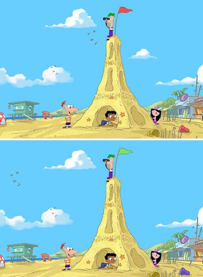 Disney Channel emitirá capítulos dobles de  Phineas y Ferb   para que los niños detecten los cambios y después concursar por Internet.