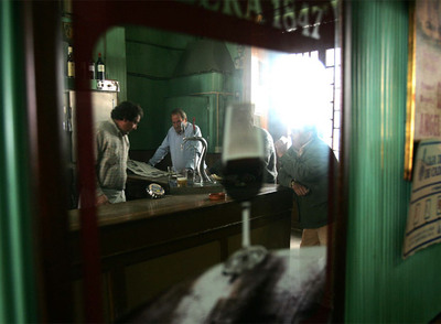 Interior de la Tasca de San Agustín, en el barrio jerezano de San Miguel.
