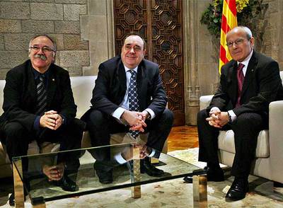 Cataluña y Escocia estrechan relaciones