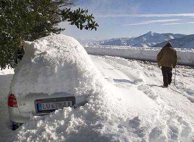 Tres días sin luz a causa del temporal en la montaña de Lugo