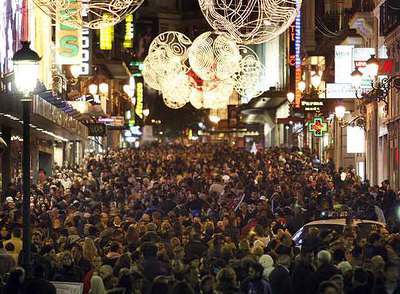 Preciados, hormiguero de paseantes