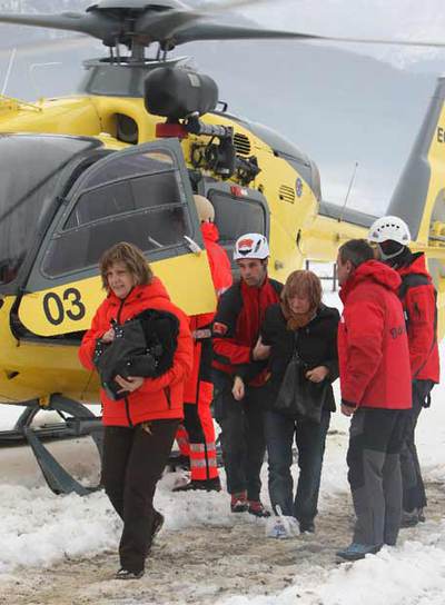 Los bomberos rescataron a 50 personas aisladas por la nieve desde el pasado día 26 en Girona.