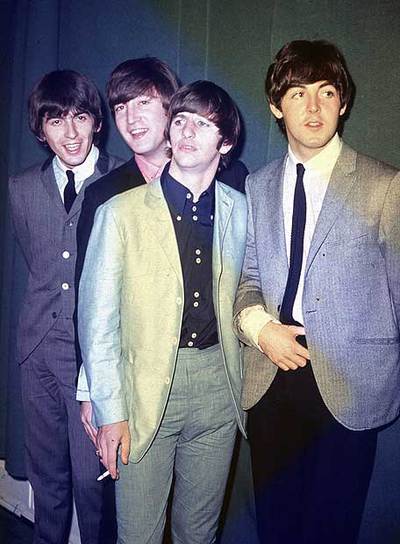  The Beatles , durante su primera gira por Estados Unidos en 1964.