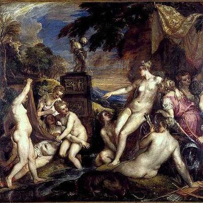  Diana y Calixto,    el otro   tiziano  del duque de Sutherland.