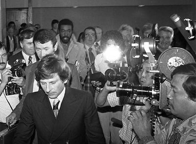 Roman Polanski en un fotograma del documental  Roman Polanski: wanted and desired. 