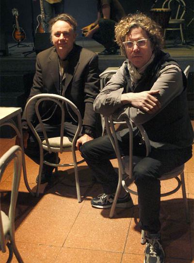 Mark Olson y Gary Louris (derecha), en la sala Galileo de Madrid.