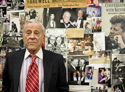 Ben Bradlee, en su despacho.rn rnFoto: Jon Uriarte