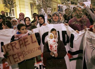 Protesta en Castellón contra los ataques a Gaza