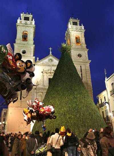 La gran 'foguera' de Canals