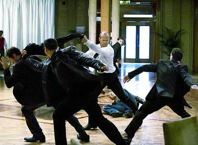 Jason Statham, el protagonista de la saga  Transporter,  en una imagen de la tercera parte.