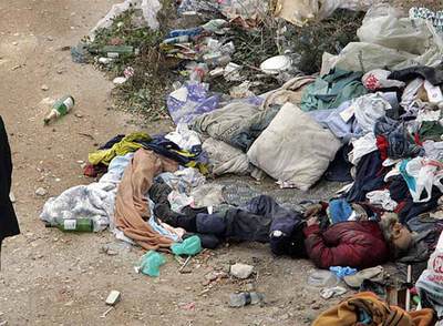 INDIGENTE MUERTO DE FRÍO