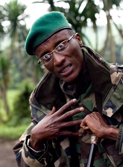 N'Kunda, en noviembre, en un encuentro con la prensa en Kivu.