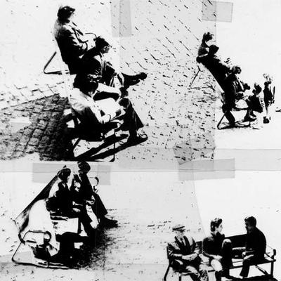 Secuencia de una de las propuestas incluidas por Alberto Corazón en  Plaza Mayor, 1972. 