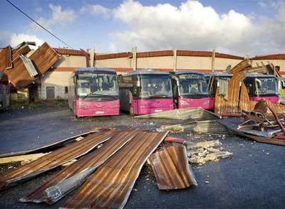 DESTROZOS EN A CORUÑA