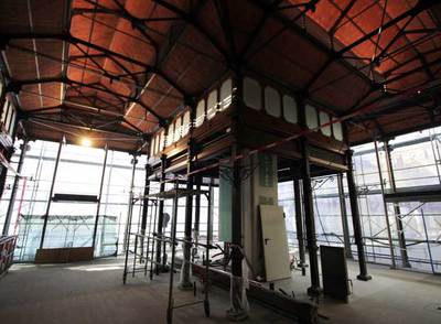Instalaciones del nuevo mercado de San Miguel.