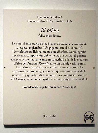 Conclusión: goyesco sí, de Goya no